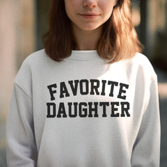 Sandjest Daughters T-Shirt Favorite Daughter Gift for Women Girl Friends