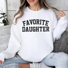 Sandjest Daughters T-Shirt Favorite Daughter Gift for Women Girl Friends
