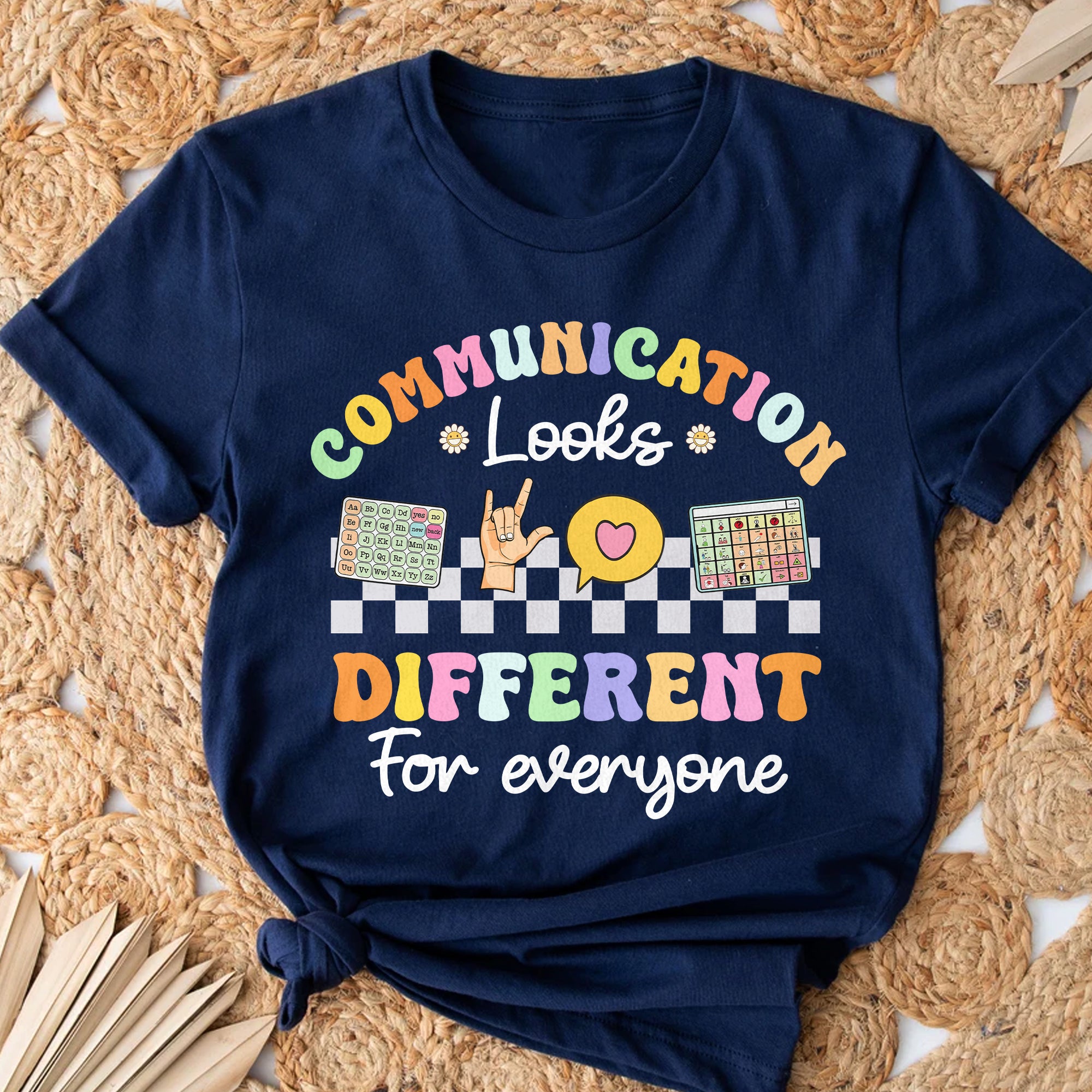 Sandjest Sped Teacher Shirt Groovy Retro Style T-Shirt for Women Girl Friends