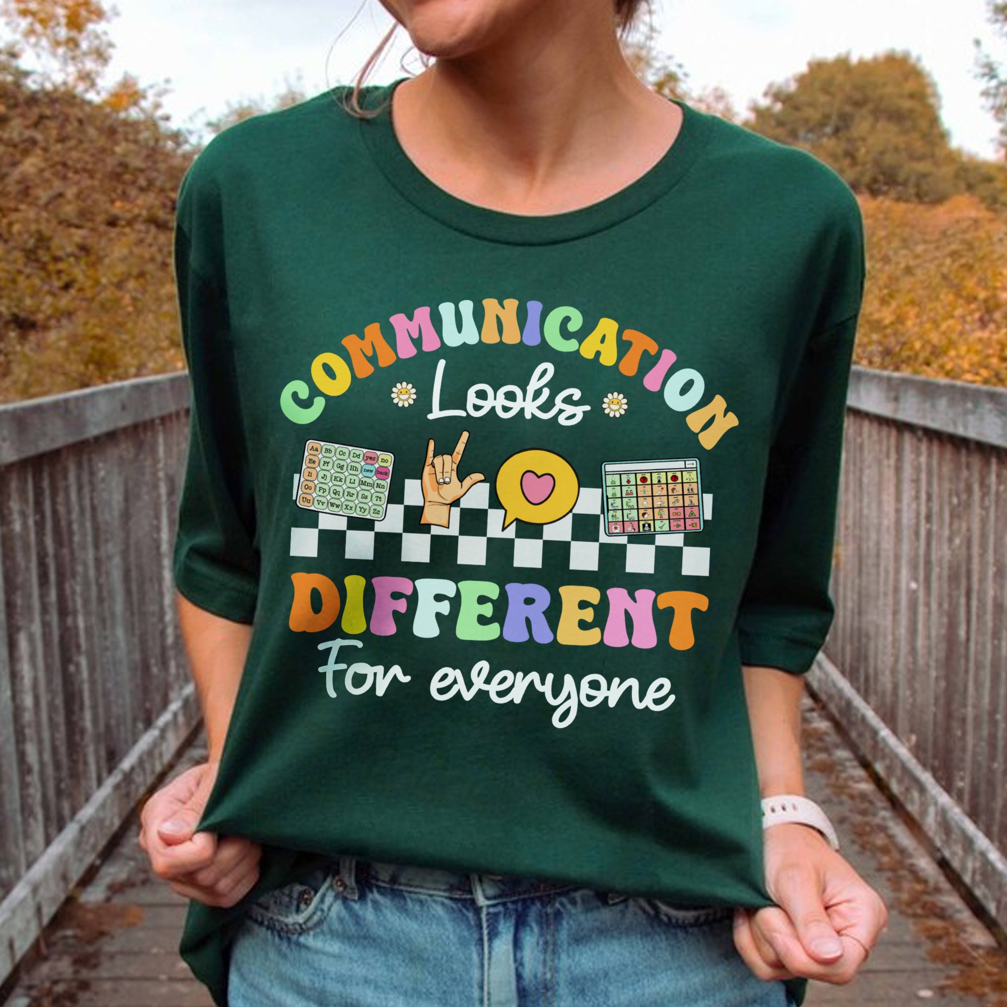 Sandjest Sped Teacher Shirt Groovy Retro Style T-Shirt for Women Girl Friends