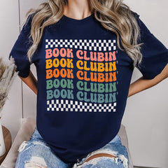 Sandjest Books T-Shirt Book Clubin Gift for Bookworm Book Lover Librarian