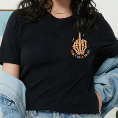 Sandjest Funny T-Shirt Don't Talk to Me When I'm Overstimulated Gift for Friend Women