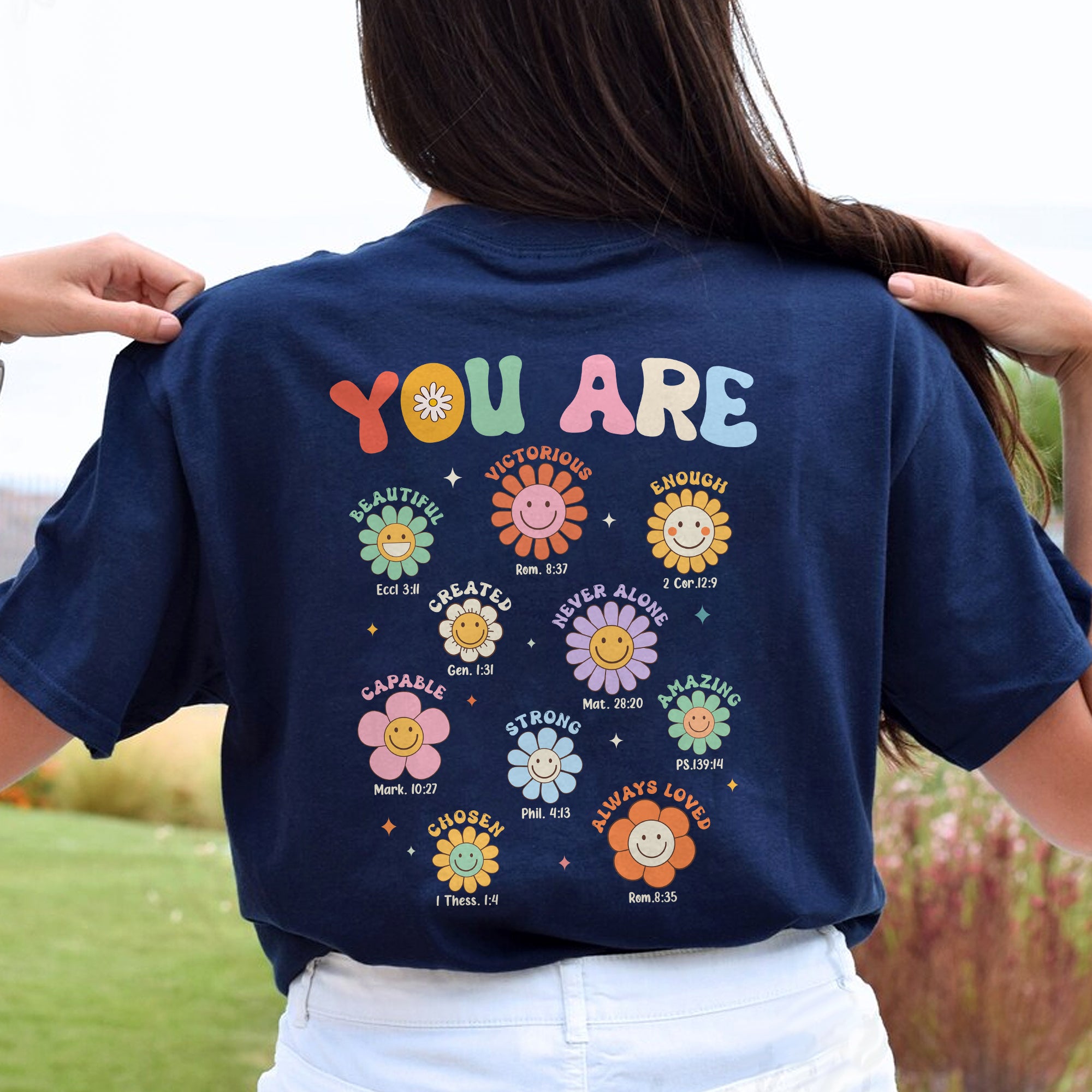 Sandjest Inspirational Christian T-Shirt You Are Gift for Jesus Lover Bible Lovers