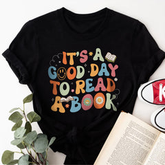 Sandjest Bookworm T-Shirt It’s a Good Day to Read a Book Gift for Women Girl Friend