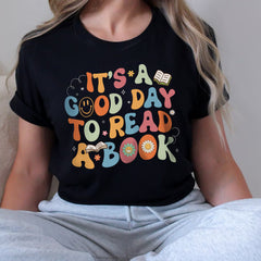 Sandjest Bookworm T-Shirt It’s a Good Day to Read a Book Gift for Women Girl Friend