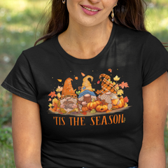 Sandjest Tis The Season Shirt, Gnomes Fall T-Shirt, Cute Gnome Shirt, Fall Gift, Fall Shirt, Gift For Thanksgiving, Thanksgiving Gnome Shirt