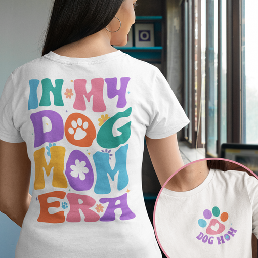 Sandjest In Dog Mom Era T-Shirt, Dog Mom Era Shirt, Dog Mom Shirt, Gift for Dog Moms, Dog Mom Gift for Her, Funny Mom Tee, Mom Birthday Gift