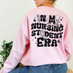 Sandjest Student T-Shirt in My Nursing Student Era Gift for Nurse Student Women Girl