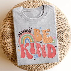 Sandjest Inspirational T-Shirt Always Be Kind Gift for Women Girl Friends