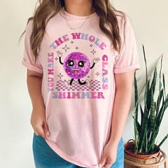 Sandjest Teacher Shirt, You Make The Whole Class Shimmer, Groovy Retro Teacher Shirt, Cute Teacher Shirt, Back To School, Teacher Appreciation Gift