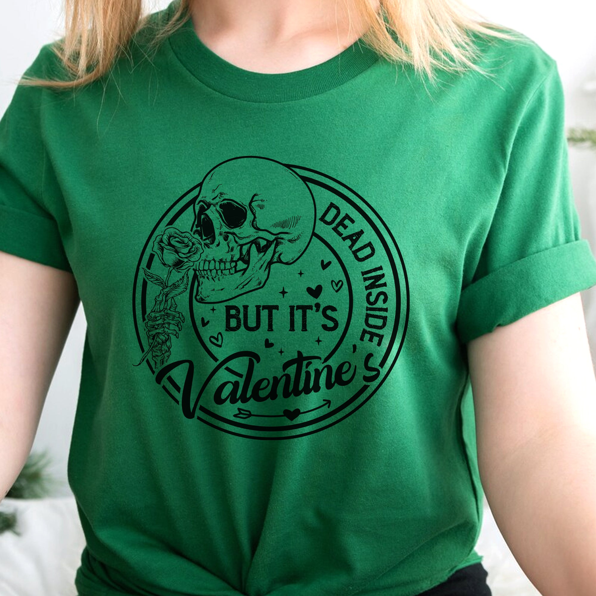 Sandjest Funny Valentine Shirt Skull Lover T-Shirt for Couple Husband Wife Girlfriend Boyfriend