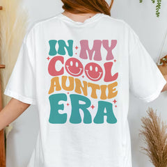 Sandjest Aunt T-Shirt in My Cool Auntie Era Gift for Women Mother Aunties