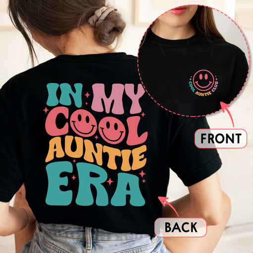 Sandjest Aunt T-Shirt in My Cool Auntie Era Gift for Women Mother Aunties