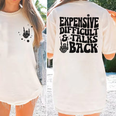 Sandjest Funny T-Shirt I Will Not Water Myself Down Gift for Women Girl Friend