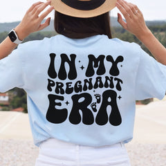 Sandjest Pregnant Mom T-Shirt in My Pregnant Era Gift for Women Girl Friend