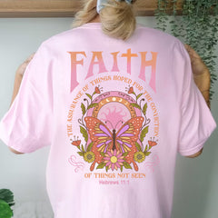 Sandjest Bible Quote Shirt Faith Shirt for Christians Jesus Lover Gift for Women Girl Friends