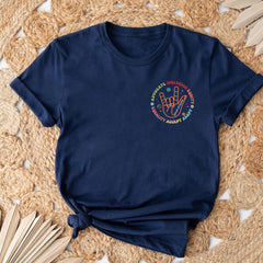 Sandjest Special Ed Teacher T-Shirt Advocate Inclusion Equity Equality Accept Adapt Gift for Women Girl Friend