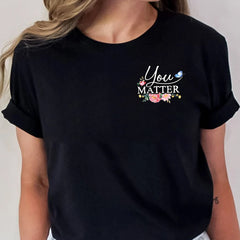 Sandjest Inspirational T-Shirt Deep Breath Gift for Women Girl Friend