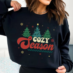 Sandjest Cozy Season Sweatshirt, Get Cozy Shirt, Cozy Season Merry Christmas, Christmas Tshirt, Winter Sweatshirt, Christmas Tee Shirt