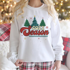 Sandjest Cozy Season Sweatshirt, Get Cozy Shirt, Cozy Season Merry Christmas, Christmas Tshirt, Winter Sweatshirt, Christmas Tee Shirt