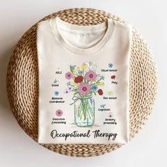 Sandjest Inspirational T-Shirt Occupational Therapy Gift for Women Girl Friend