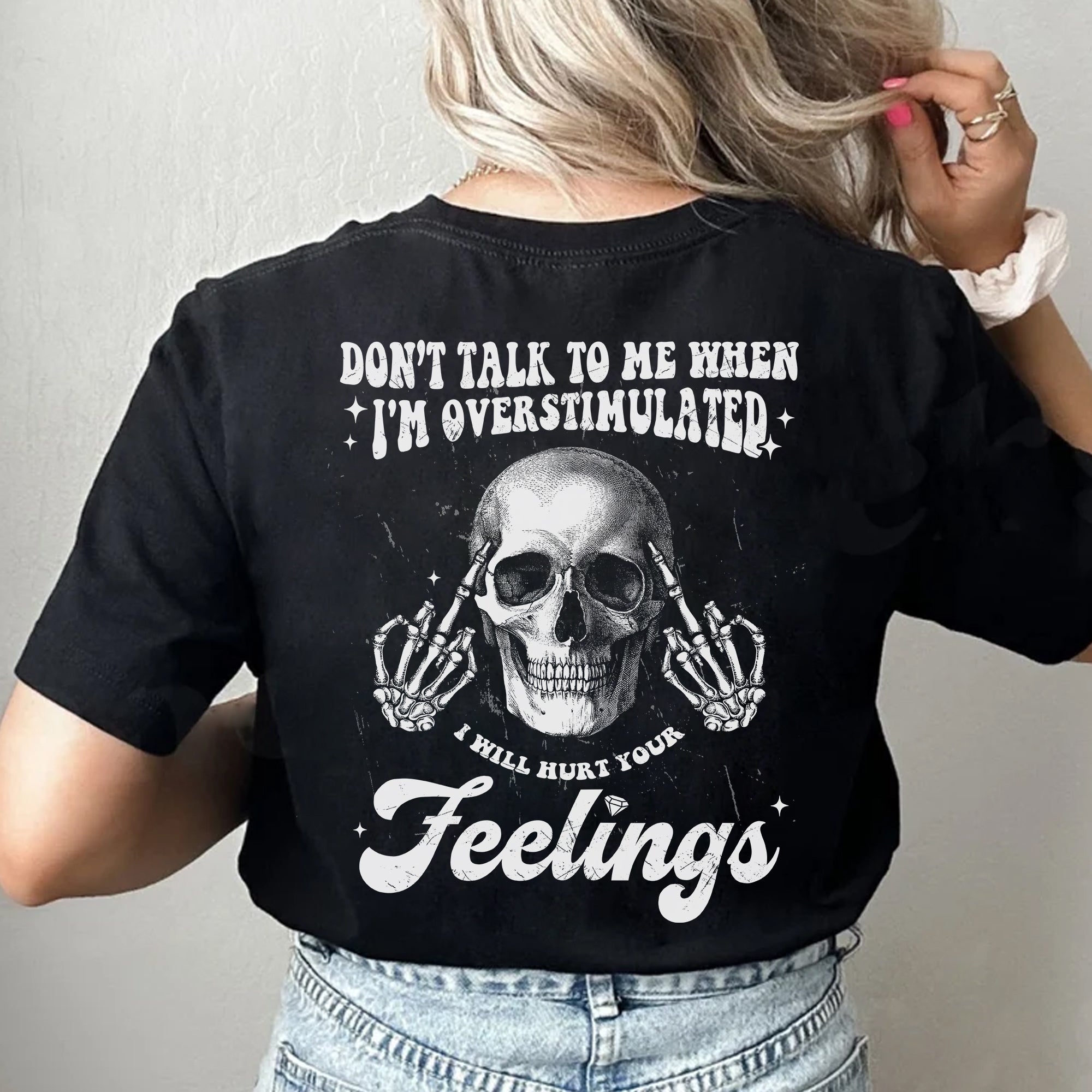 Mental health, Girlfriend, Sisters, Wife, Mom, Cotton, T-Shirts For Men, Black, S
