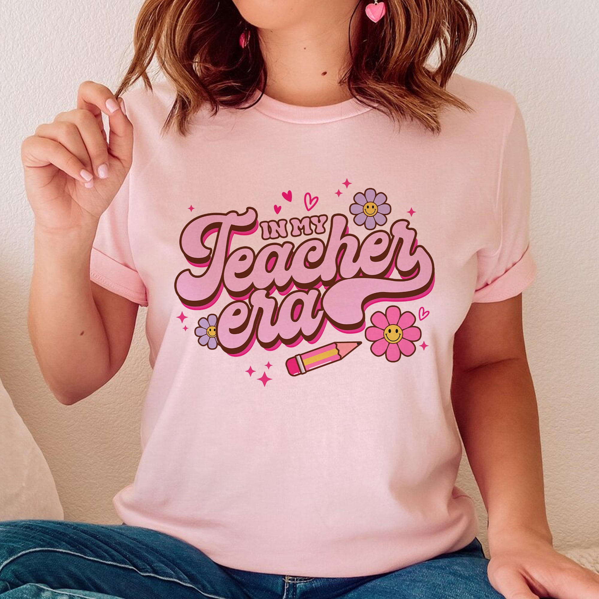 Sandjest Teacher T-Shirt Teacher Era Gift for Teacher Professor