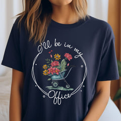 Sandjest Gardener T-Shirt I’ll Be in My Office Gift for Women Girl Friend Plant Lover