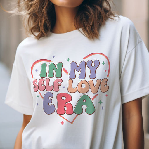 Sandjest Inspirational T-Shirt in My Self Love Era Gift for Women Girl Friend