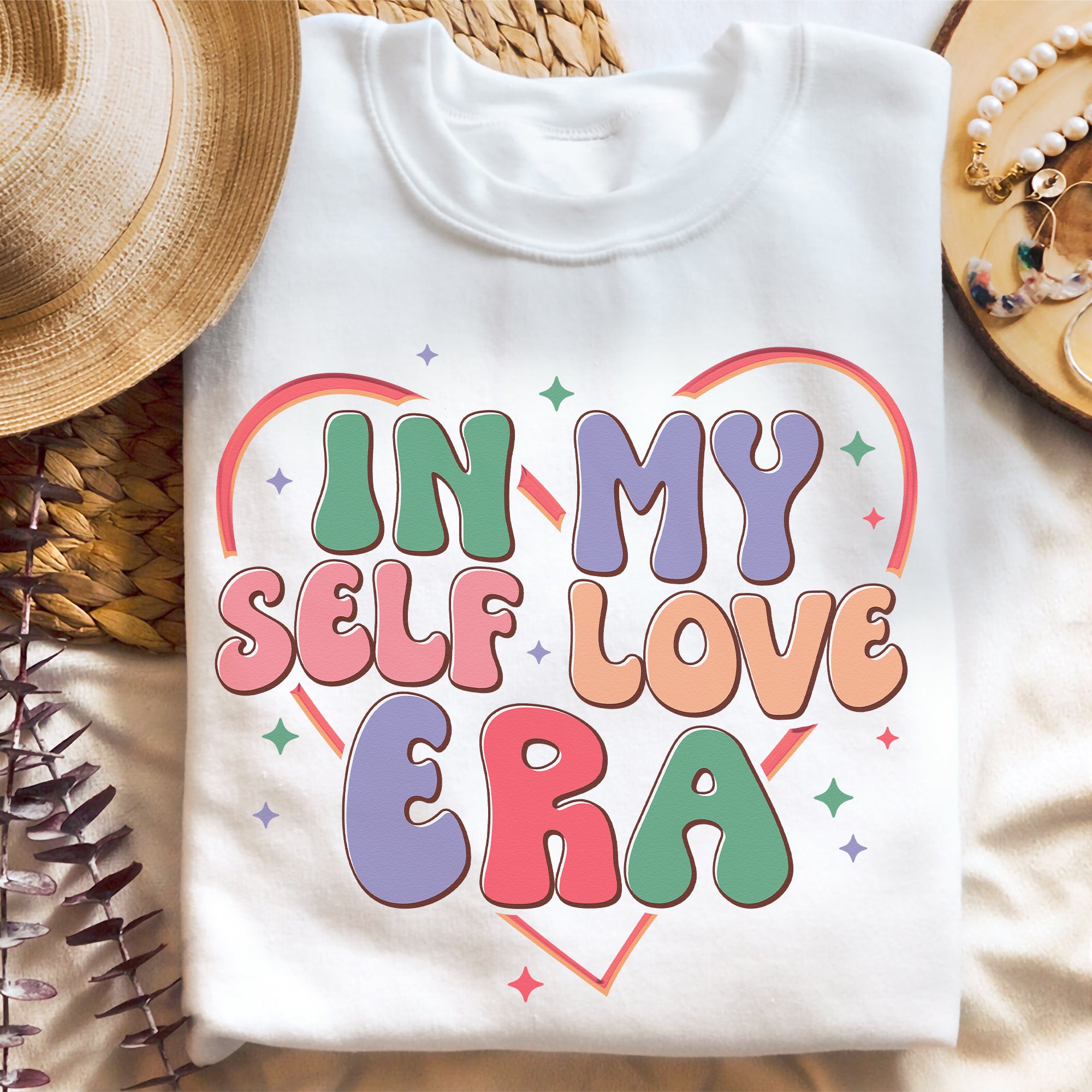 Sandjest Inspirational T-Shirt in My Self Love Era Gift for Women Girl Friend