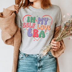Sandjest Inspirational T-Shirt in My Self Love Era Gift for Women Girl Friend