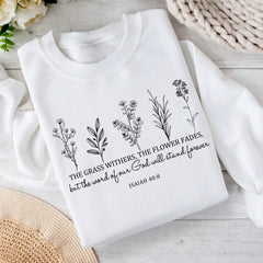 Sandjest Christian T-Shirt the Word of Our God Will Stand Forever Gift for Women Girl Friend