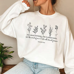 Sandjest Christian T-Shirt the Word of Our God Will Stand Forever Gift for Women Girl Friend