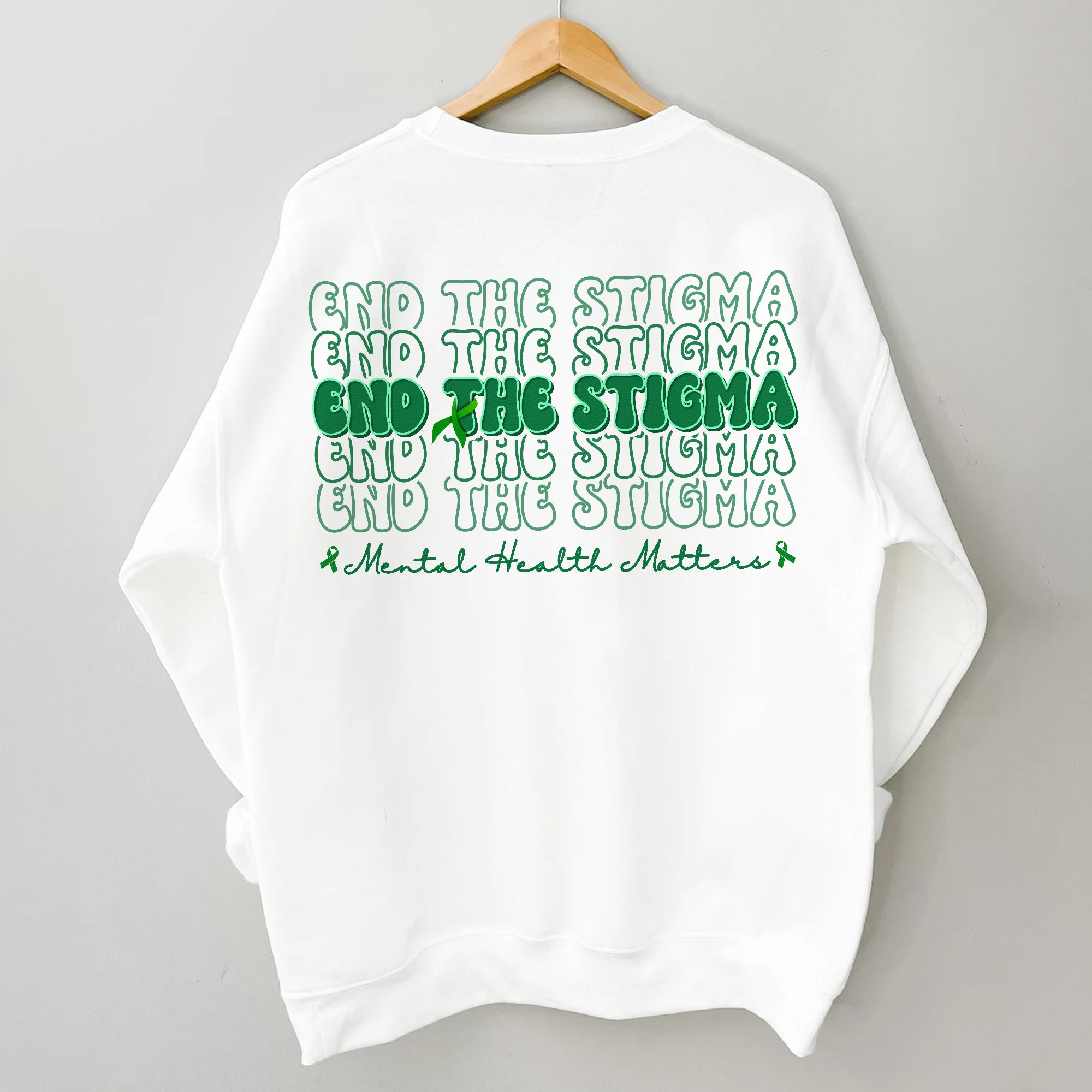 Sandjest Mental Health T-Shirt End the Stigma Gift for Women Girl Friend