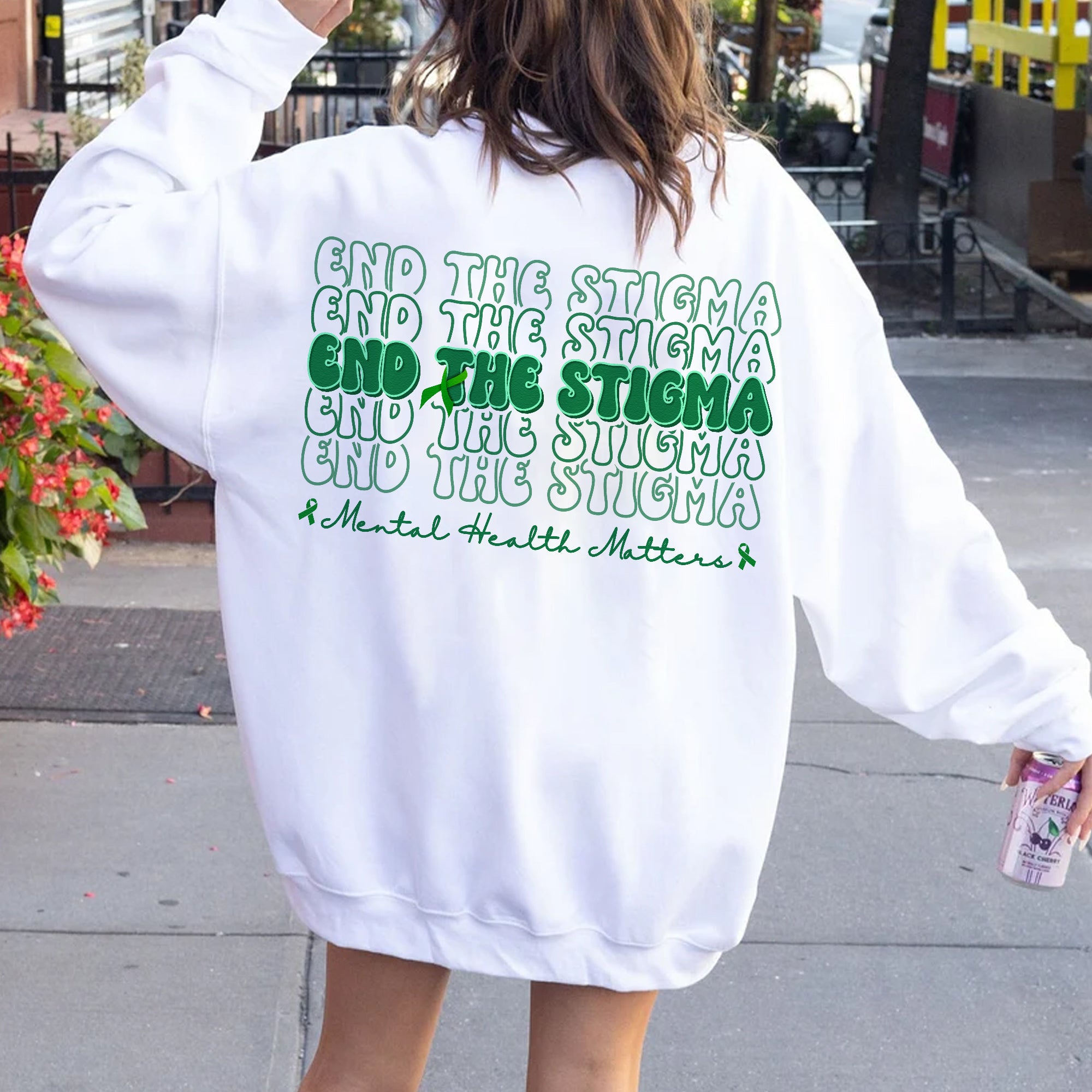 Sandjest Mental Health T-Shirt End the Stigma Gift for Women Girl Friend