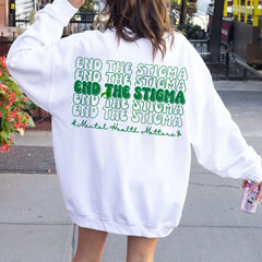 Sandjest Mental Health T-Shirt End the Stigma Gift for Women Girl Friend
