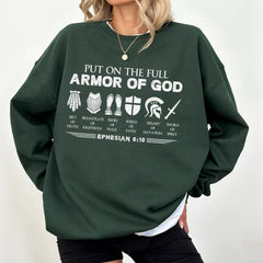 Sandjest Christian T-Shirt Put on the Full Armor of God Gift for Women Girl Friend