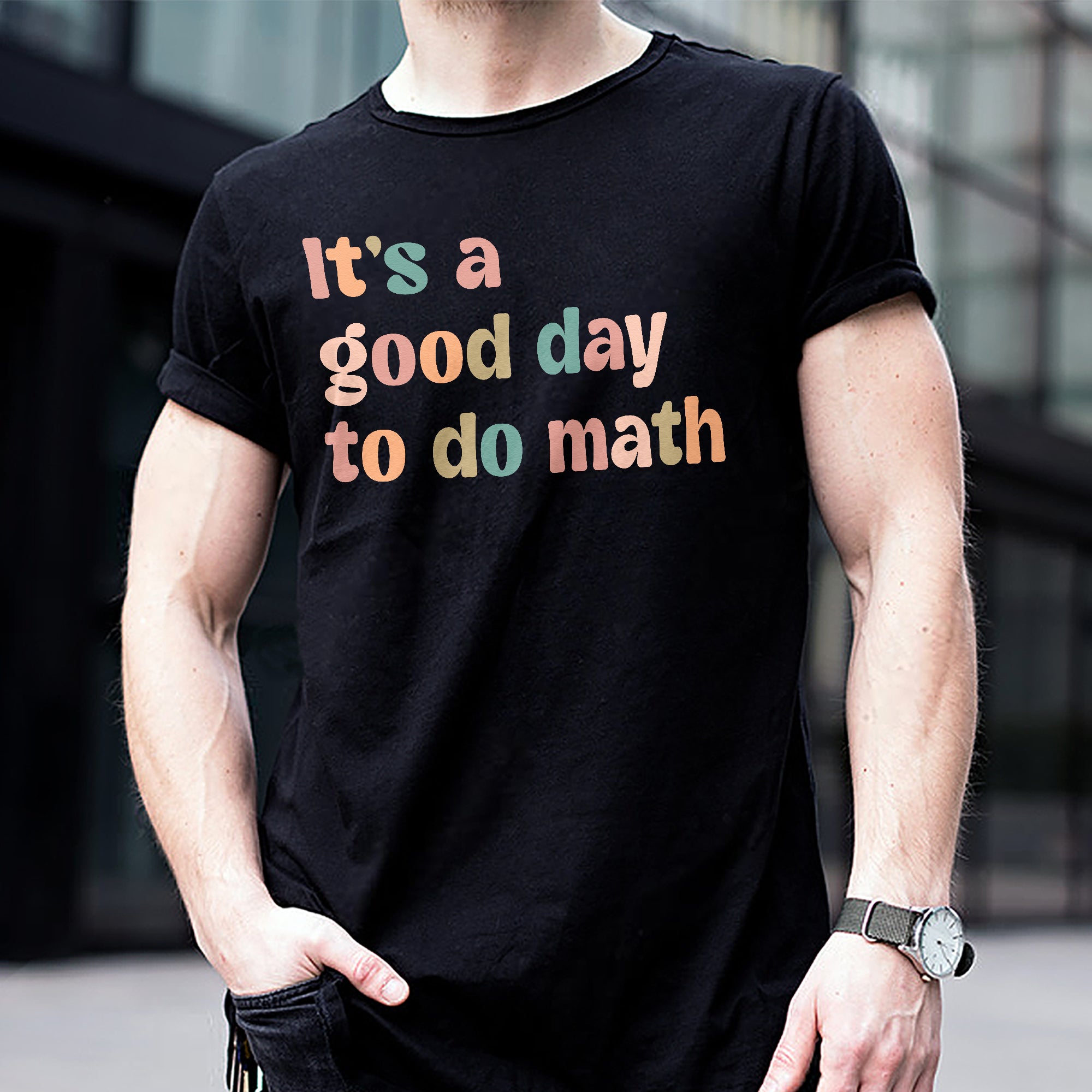 Sandjest Math Teacher T-Shirt It¡¯s a Good Day to Do Math Gift for Women Girl Friends