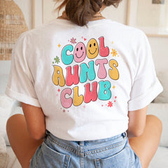 Sandjest Cute T-Shirt Cool Aunts Club Gift for Aunties Mother Day Gifts