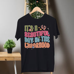 Sandjest Labor Nurse T-Shirt It¡¯s a Beautiful Day in the Laborhood Gift for Labor Nurses L&D Nurse OB Doctor