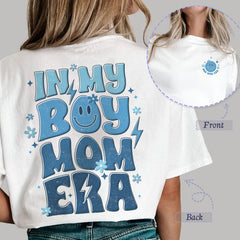 Sandjest Mom T-Shirt in My Boy Mom Era Gift for Mother Mommy Mama
