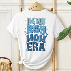 Sandjest Mom T-Shirt in My Boy Mom Era Gift for Mother Mommy Mama
