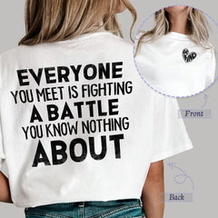 Sandjest Inspirational T-Shirt Be Kind Gift for Women Friend Girl Men Boy