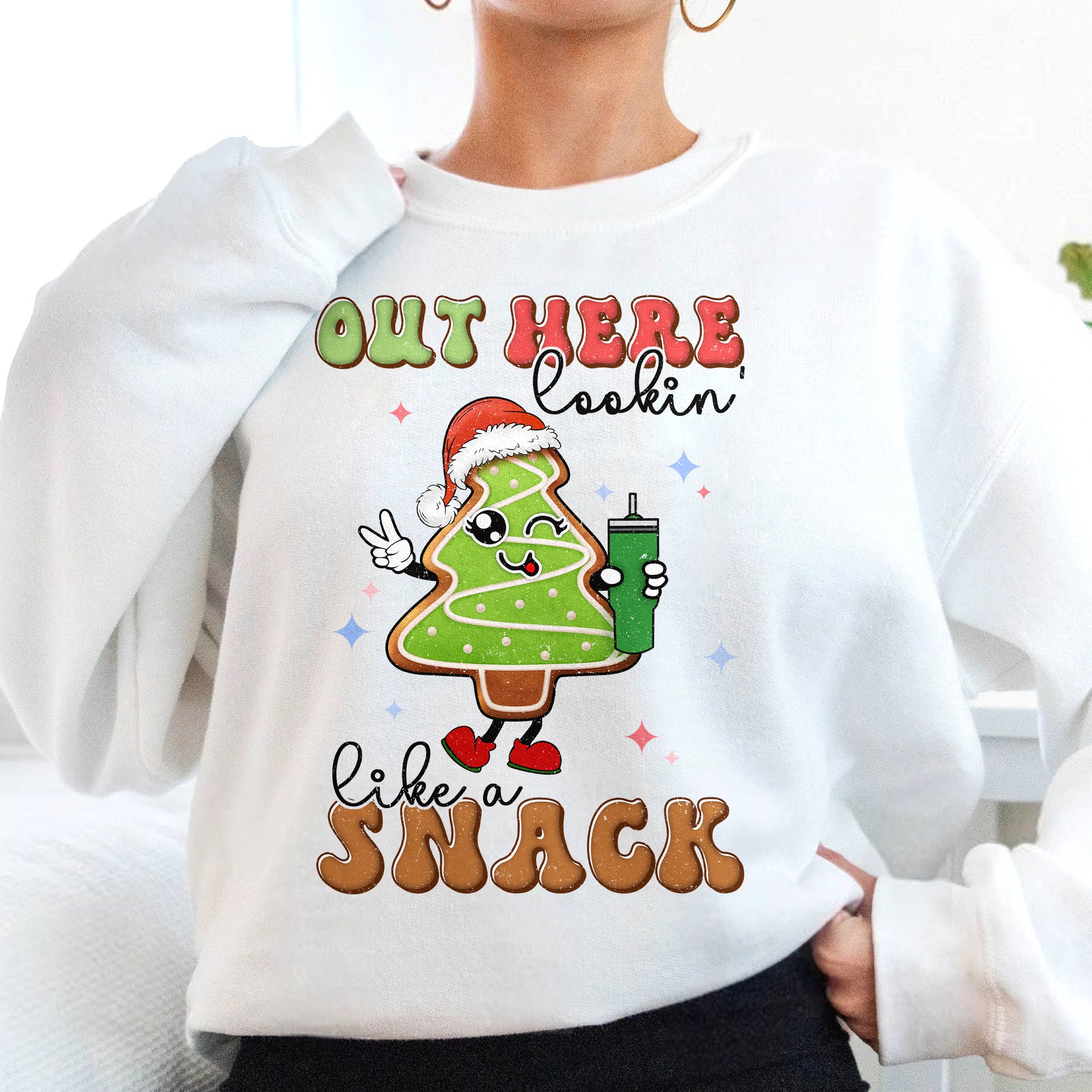 Sandjest Retro Christmas Tshirt, in My Holiday Era, Funny Christmas Shirt, Vintage Christmas Tee, Christmas Tshirts for Women