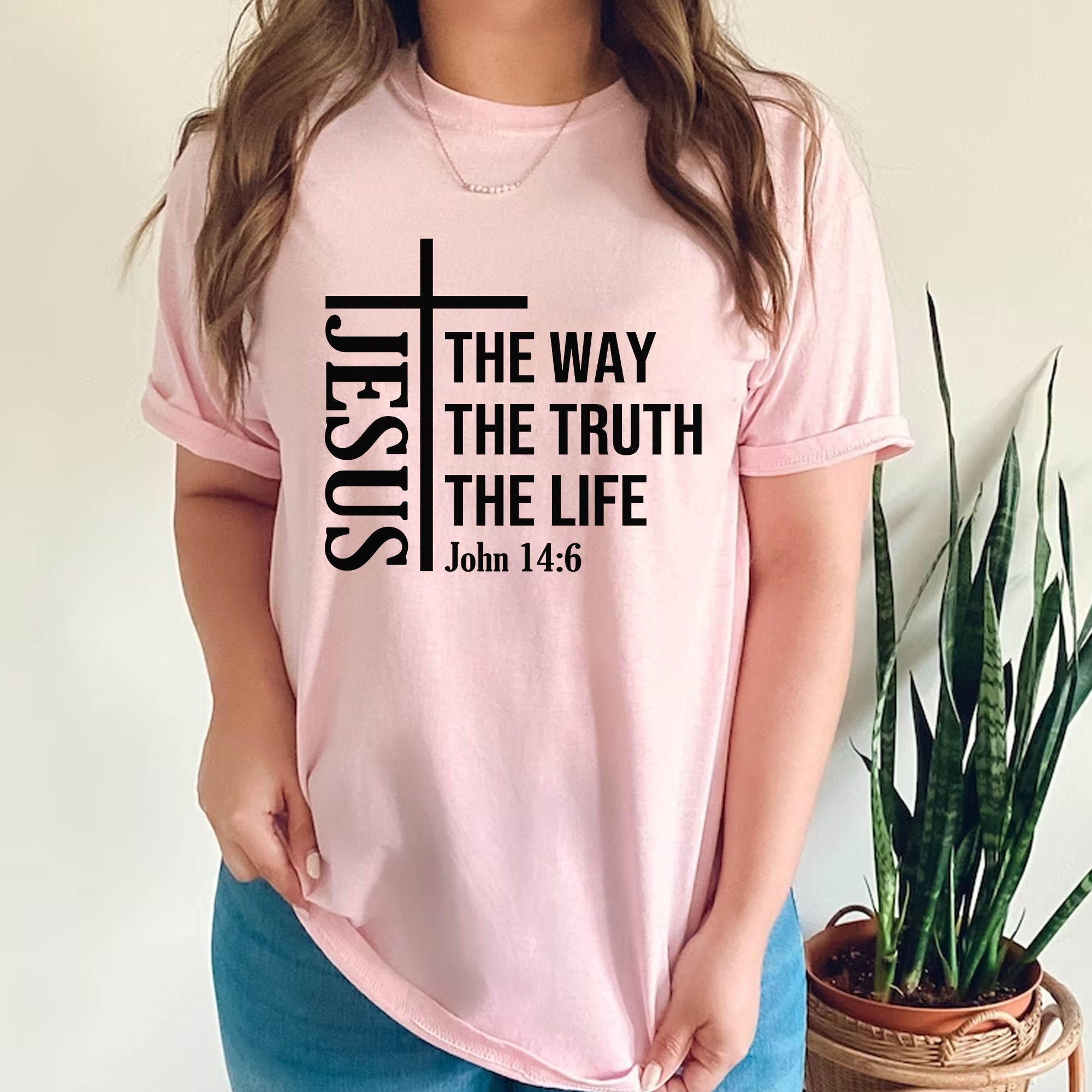 Sandjest Christian Shirt Bible Quote Gift for Christians Jesus Lovers Bible Lover