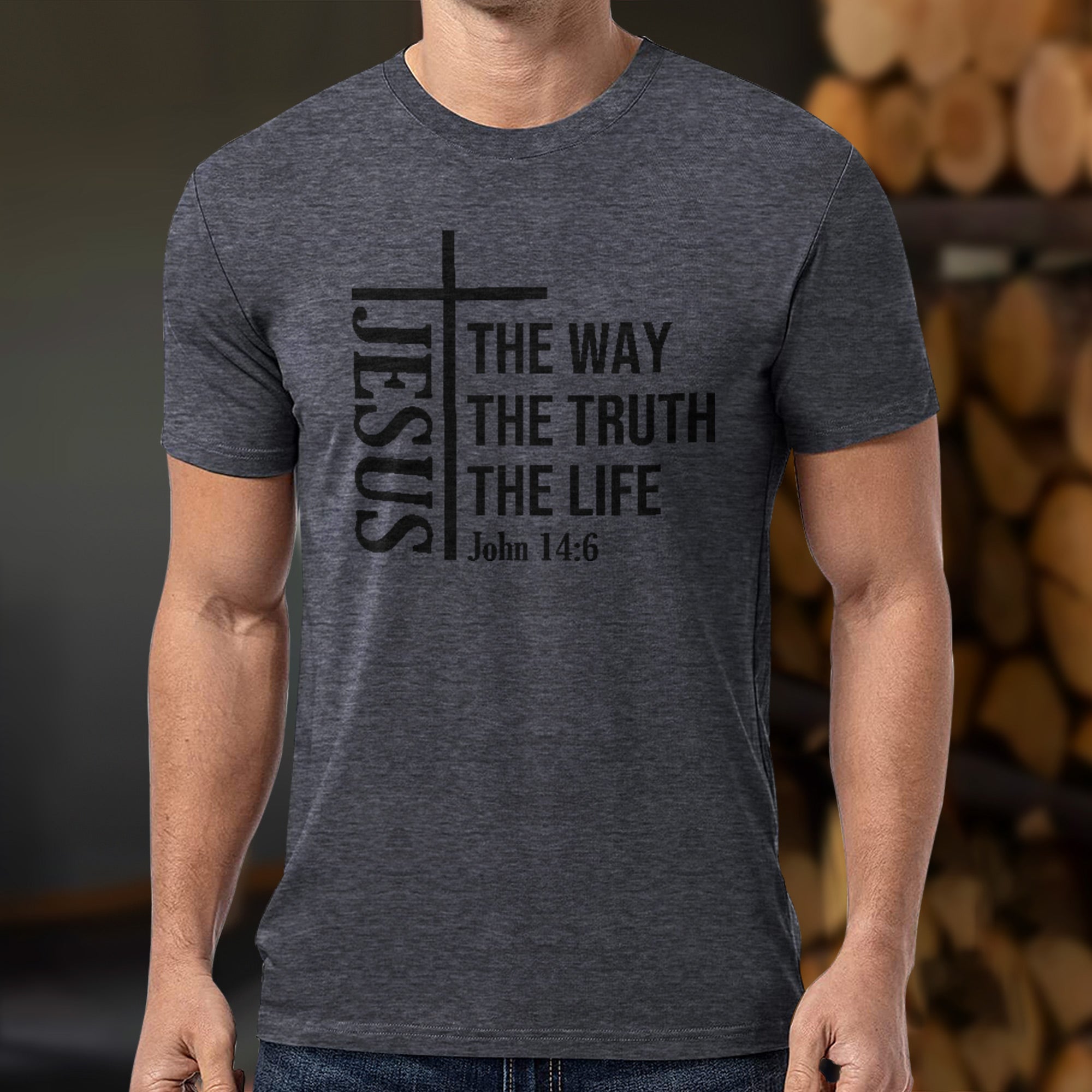 Sandjest Christian Shirt Bible Quote Gift for Christians Jesus Lovers Bible Lover