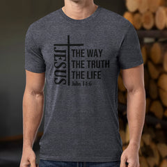 Sandjest Christian Shirt Bible Quote Gift for Christians Jesus Lovers Bible Lover