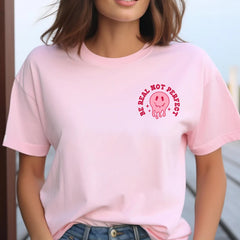 Sandjest Be Real Not Perfect Affirmation Shirt for Women Positive T-Shirt Christmas Birthday Gift for Girl Friends