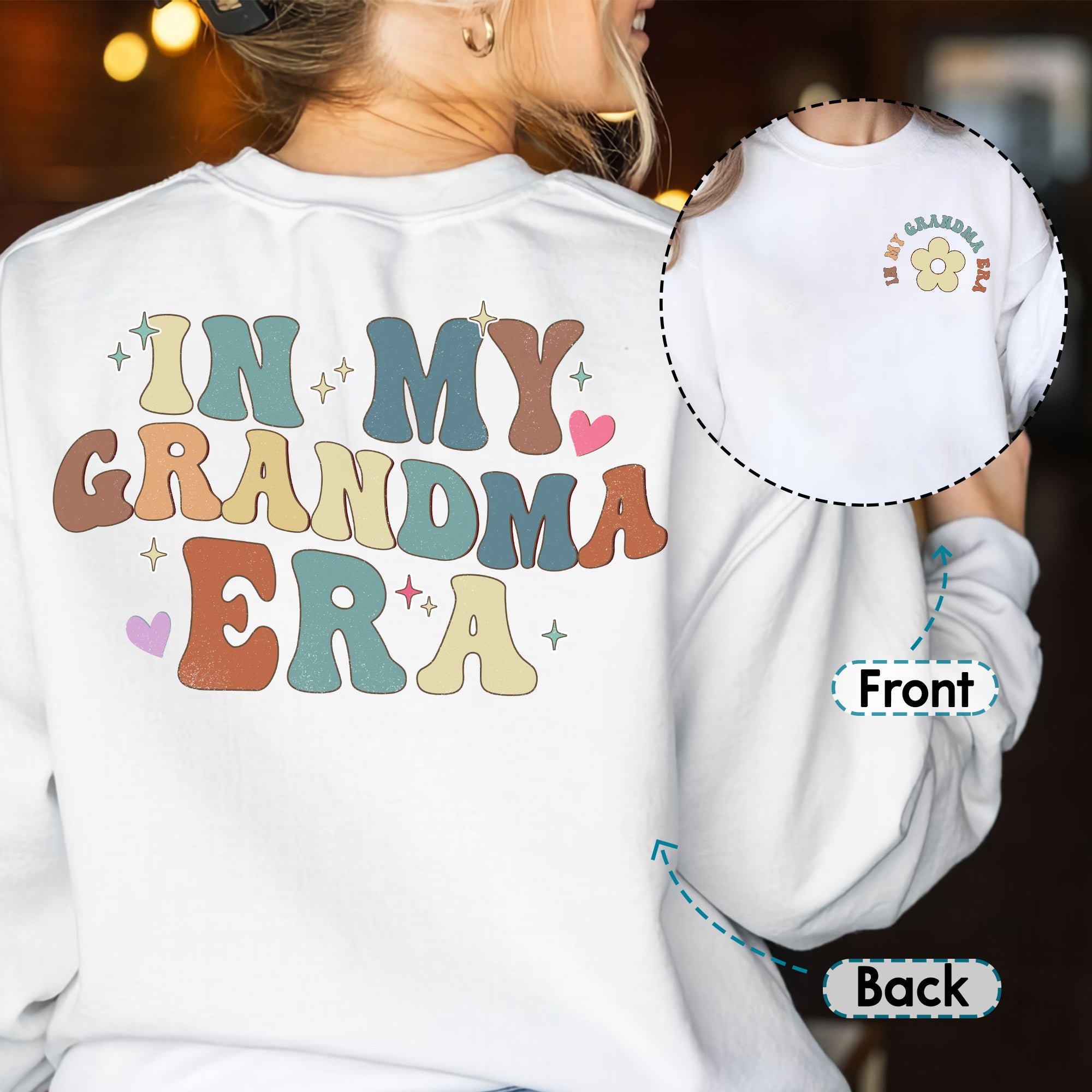 Sandjest Grandma T-Shirt in My Grandma Era Gift for Grandmother Mama