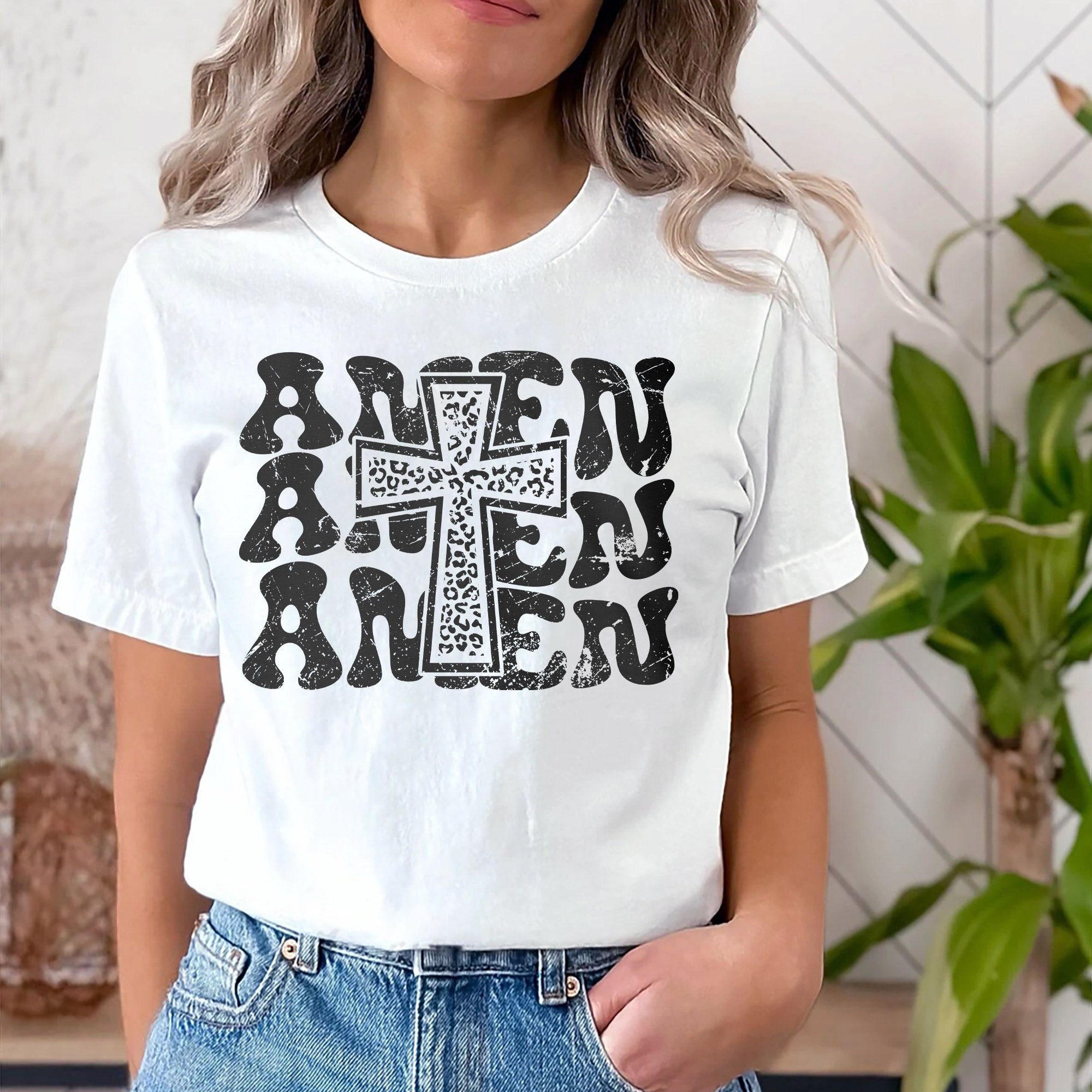 Sandjest Christian T-Shirt Good News Jesus Saves Gift for Women Girl Friends